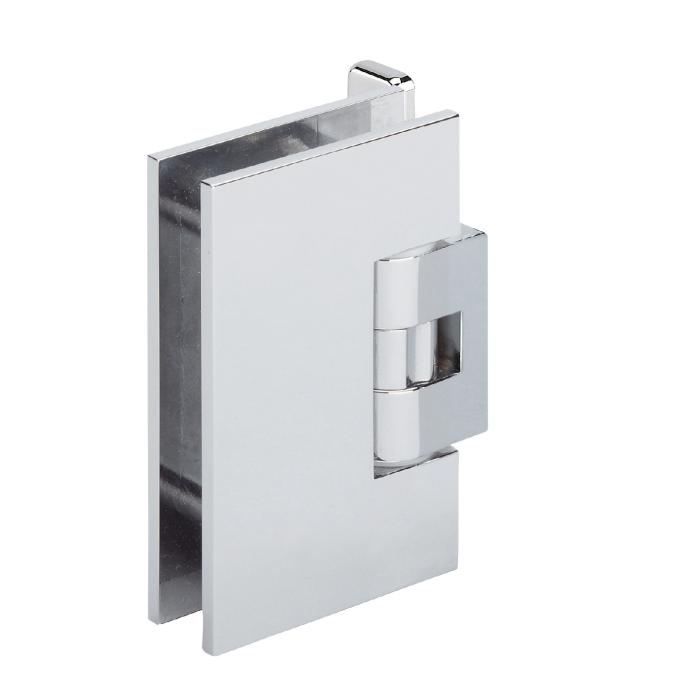 Charnire de douche Mlora carr, avec platine de fixation simple